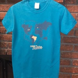 Gildan teal t shirt